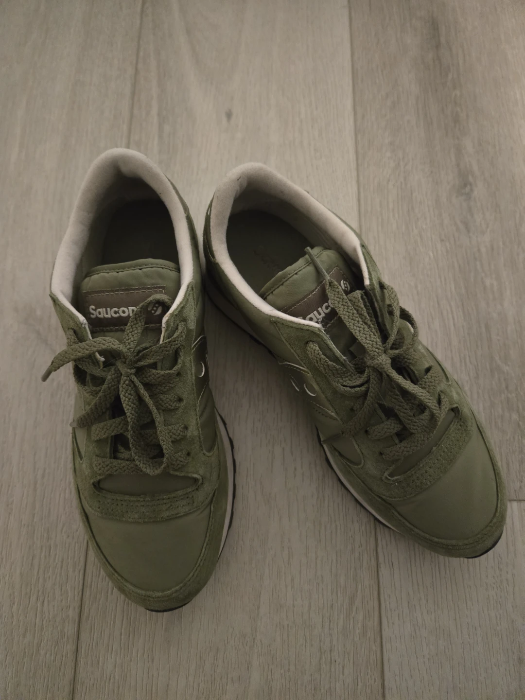 Saucony Women's Jazz Original Olive Green Sneakers Size 7