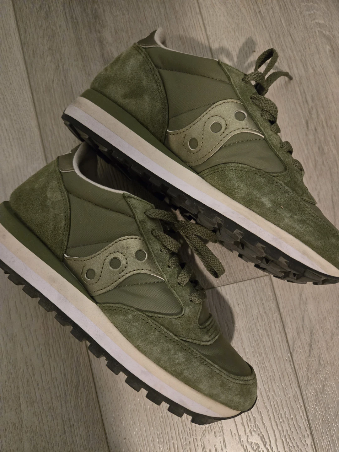 Saucony Women's Jazz Original Olive Green Sneakers Size 7 - photo 2
