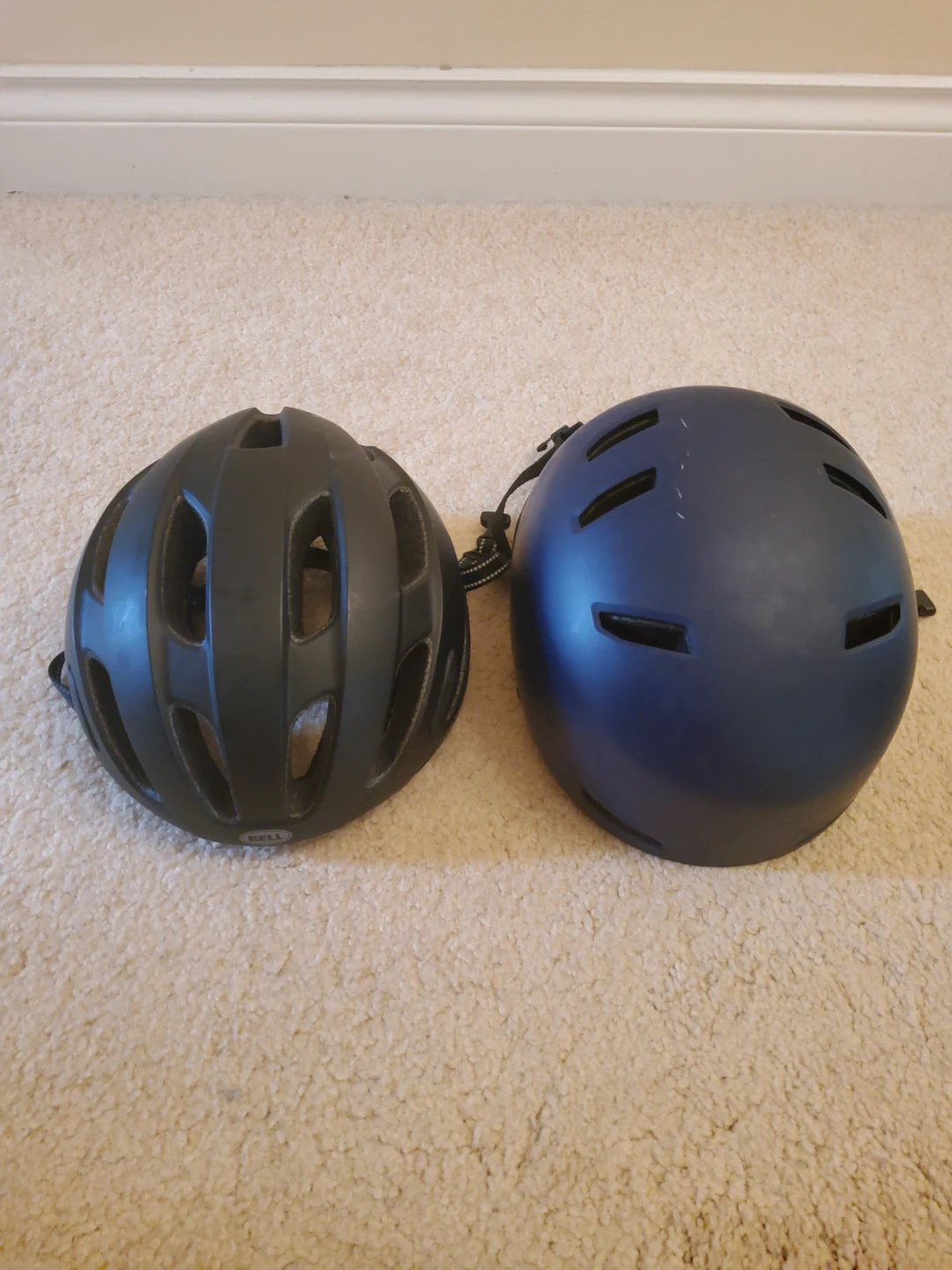Used bike helmets