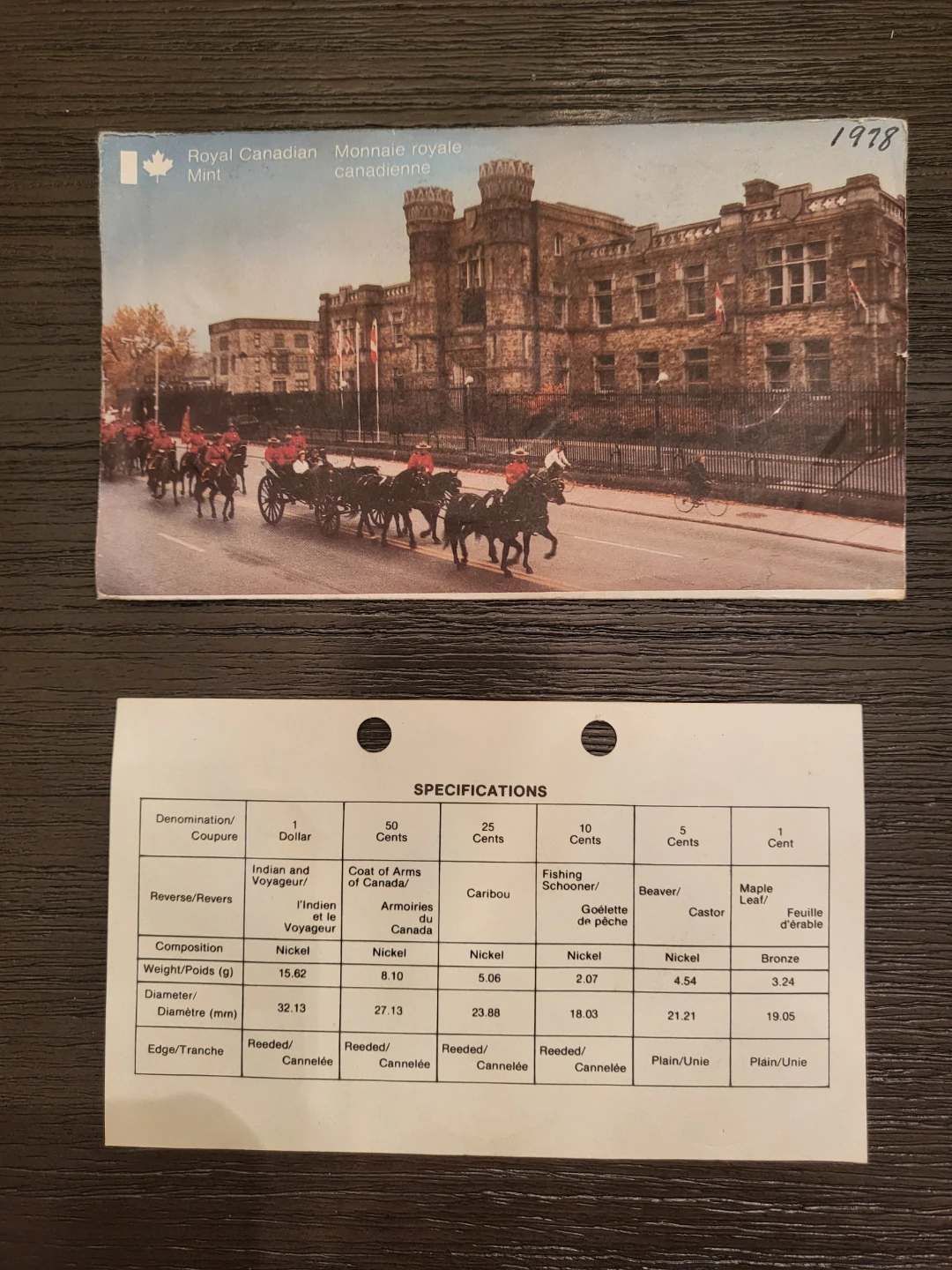 1978 Royal Canadian Mint Uncirculated Coin Set - photo 3