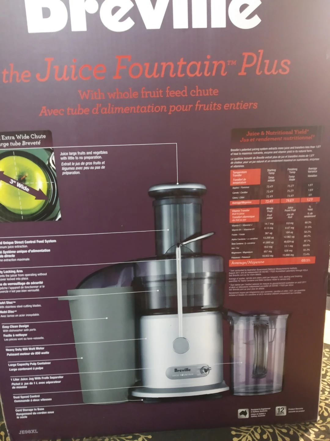 Breville The Juice Fountain Plus Juicer - photo 2