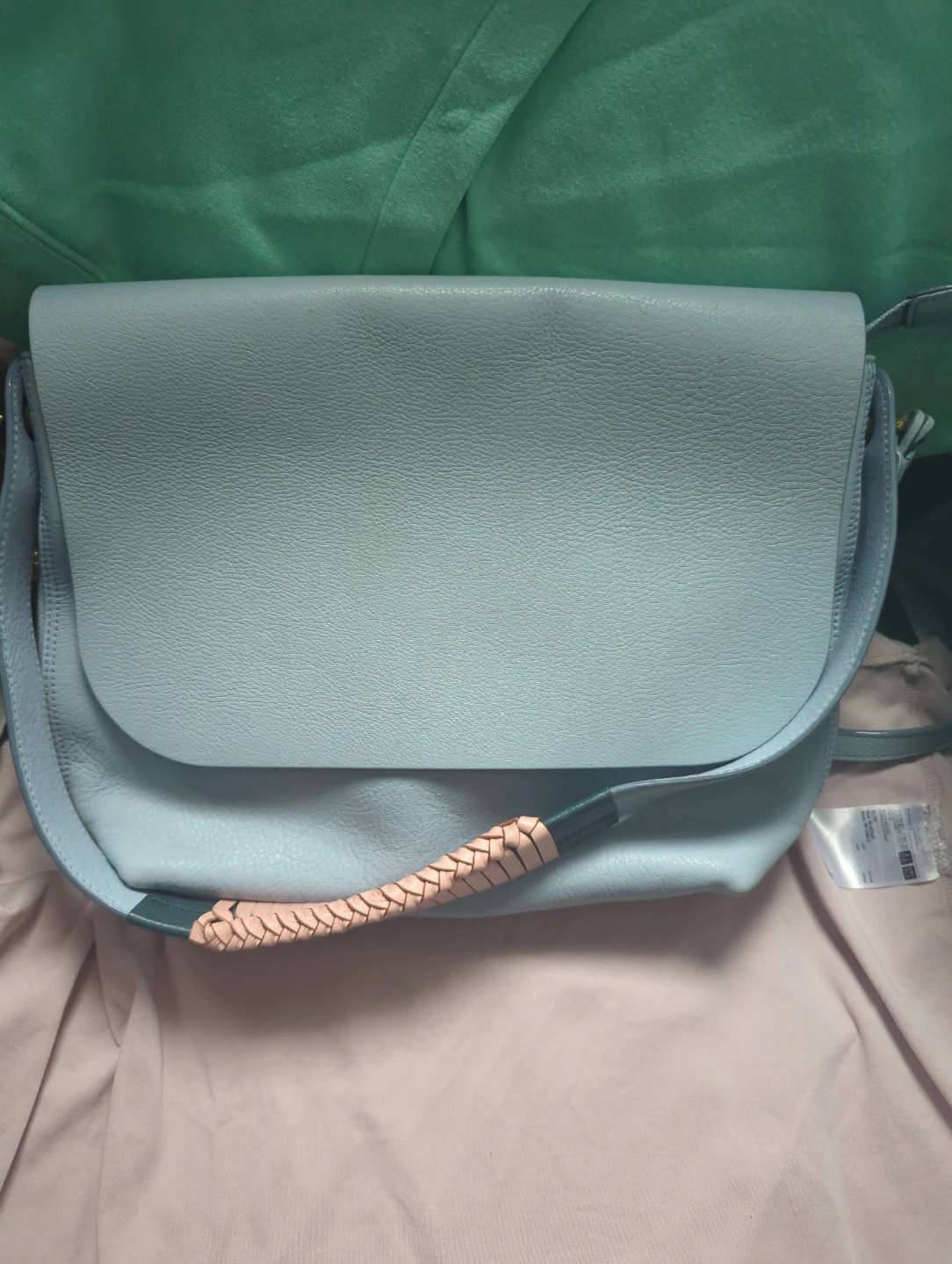Fossil Blue Leather Crossbody Bag - photo 2