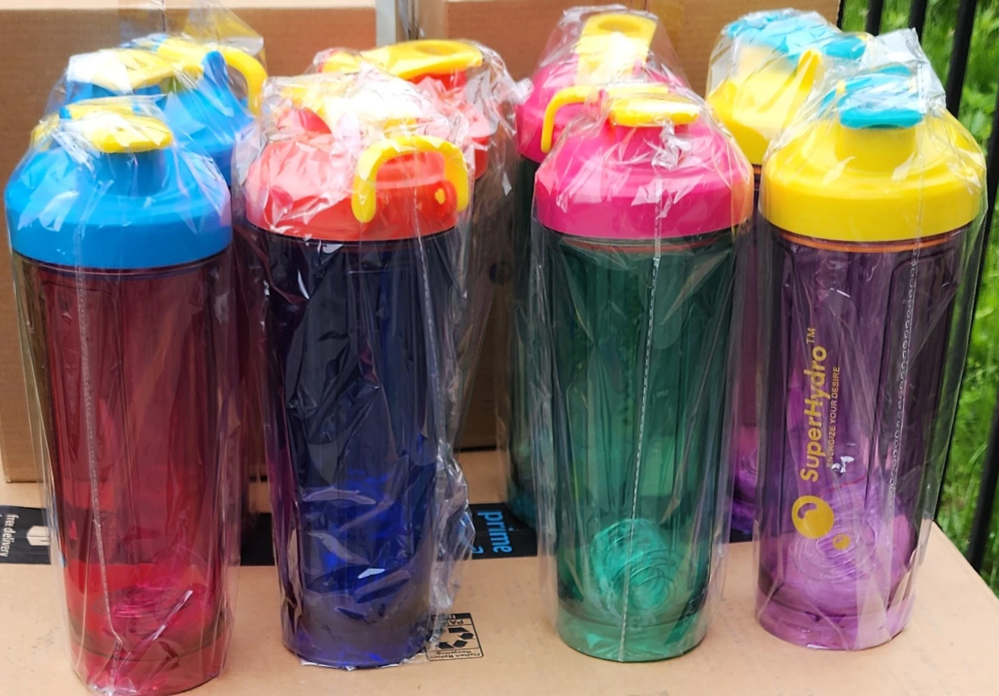 (3) SuperHydro Shaker Bottle - New Variety of Colors