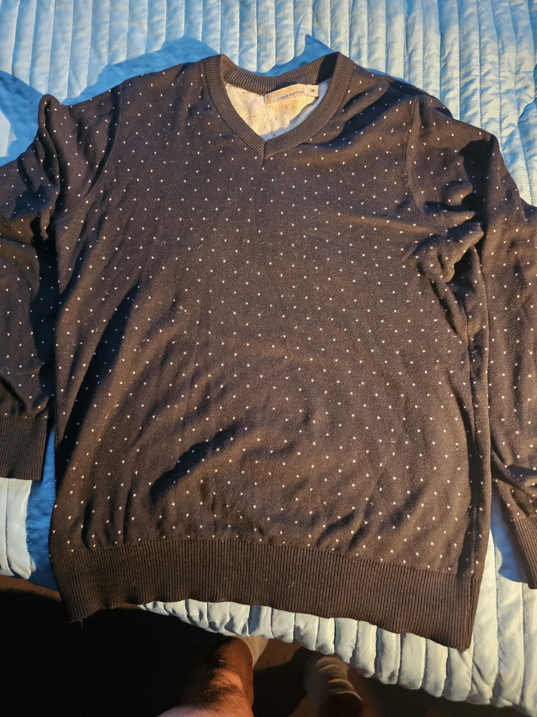 Versace Black V-Neck Sweater - photo 3