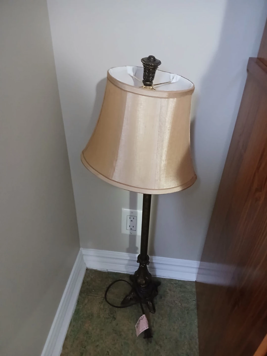 Table Lamp - Beige Shade, Bronze Base - photo 2