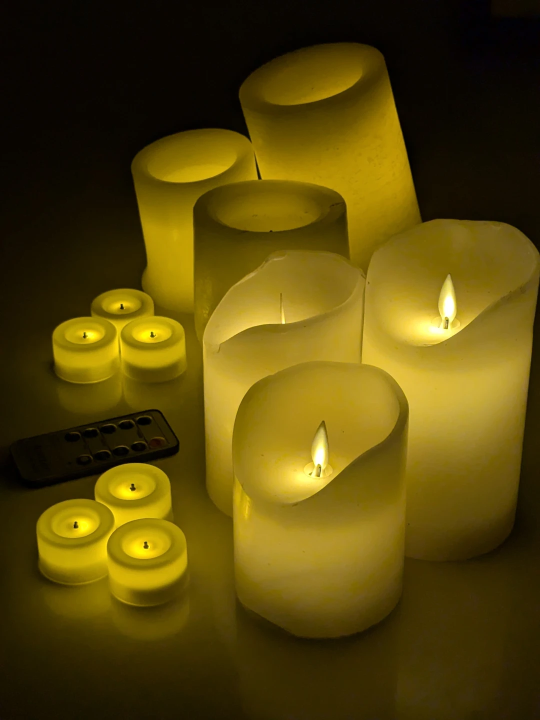 12 LED Flameless Candles with Remote - photo 2