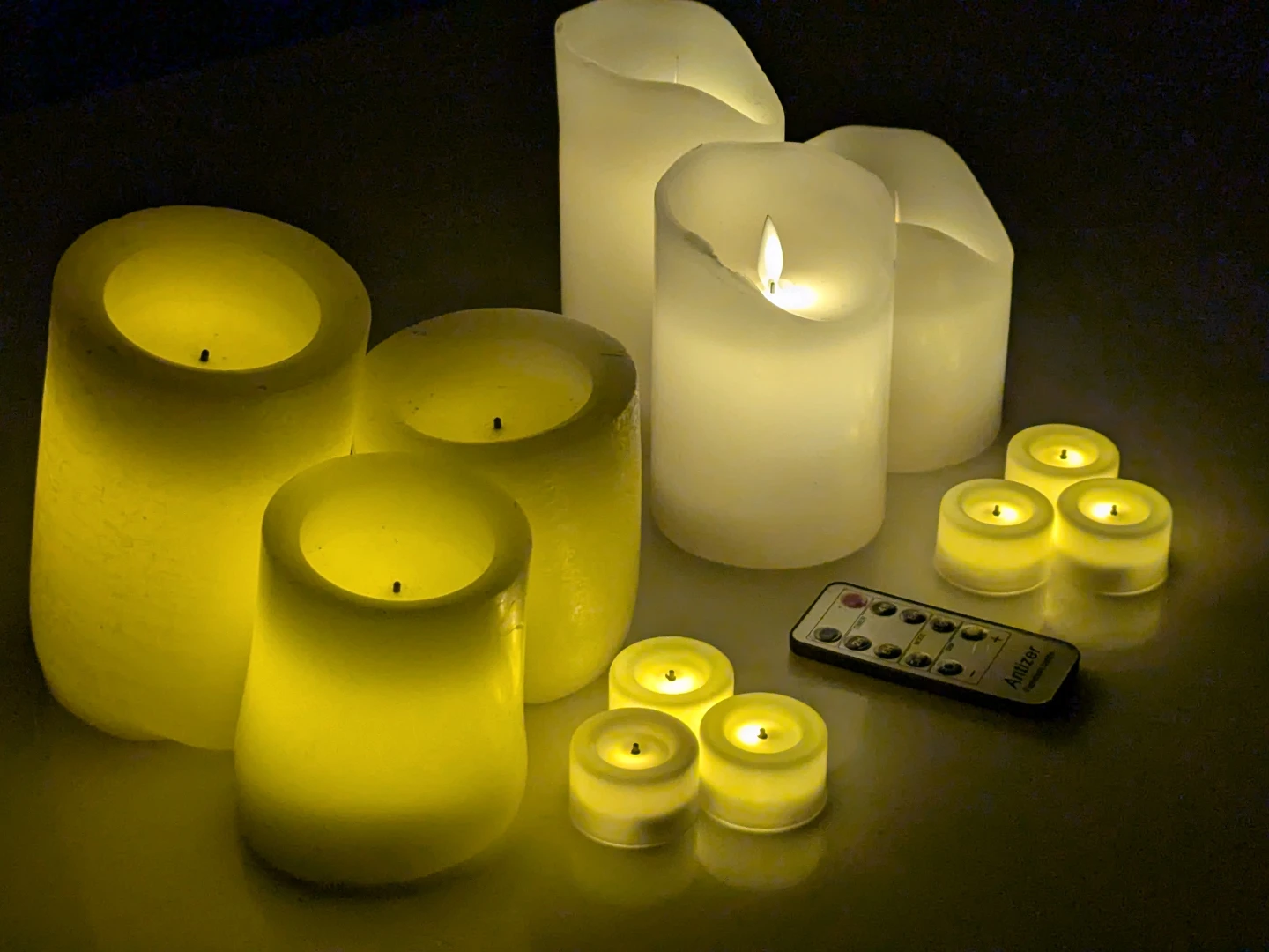 12 LED Flameless Candles with Remote - photo 3