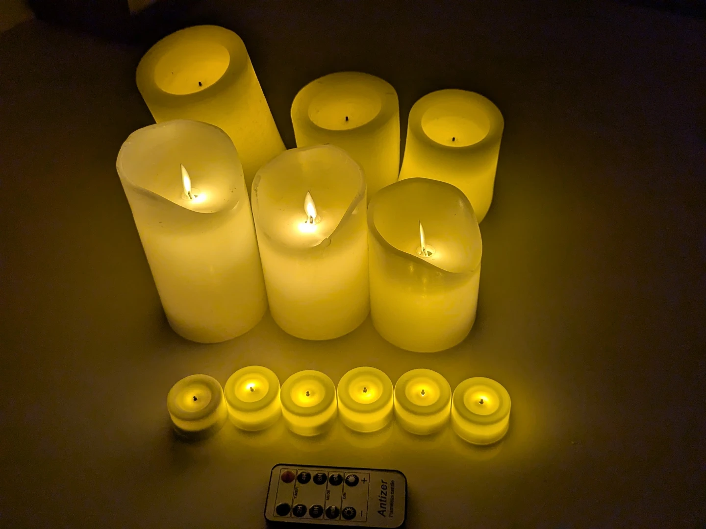 12 LED Flameless Candles with Remote - photo 4