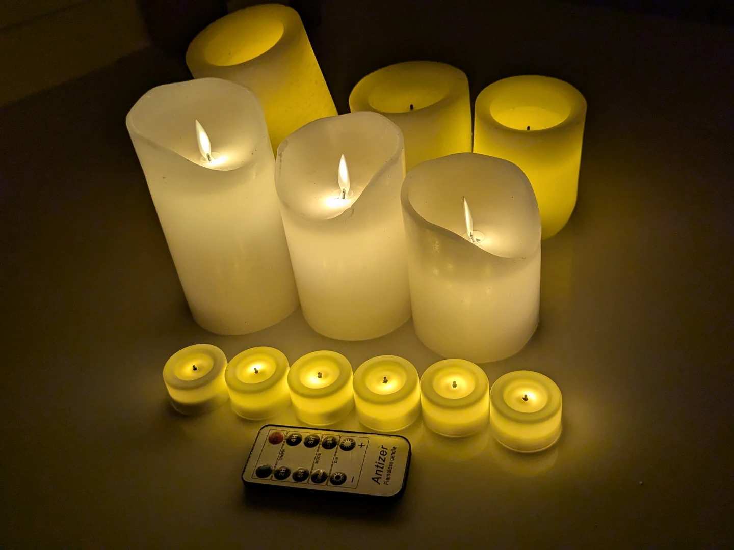 12 LED Flameless Candles with Remote - photo 5