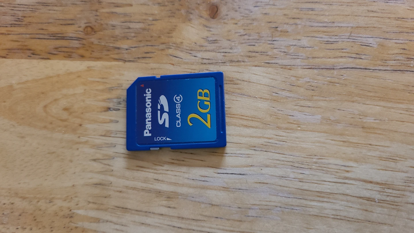 Panasonic 2GB SD Card - Blue