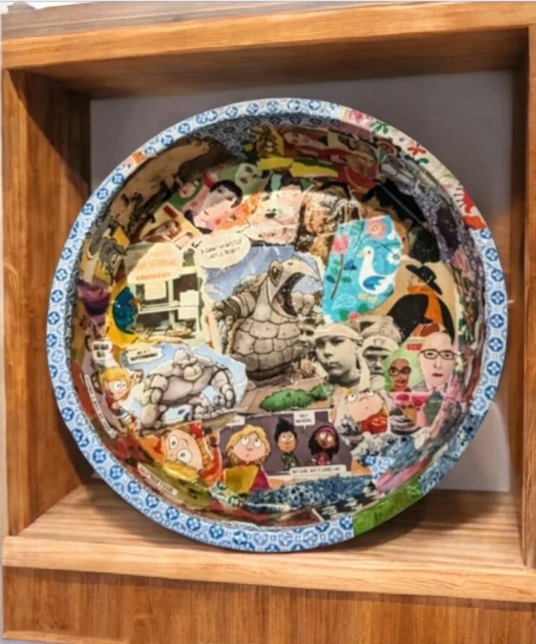 Handcrafted wooden Bowl art,Photo, watercolor, original - photo 2