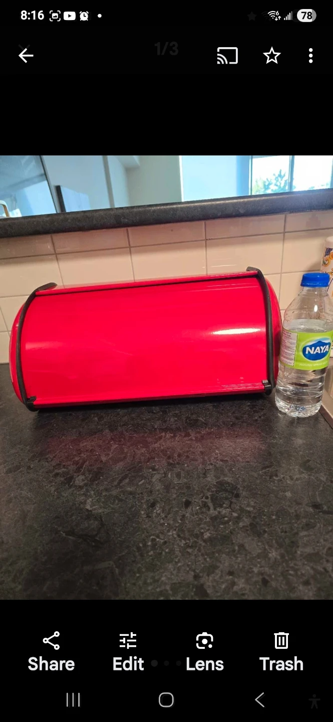 Red bread box