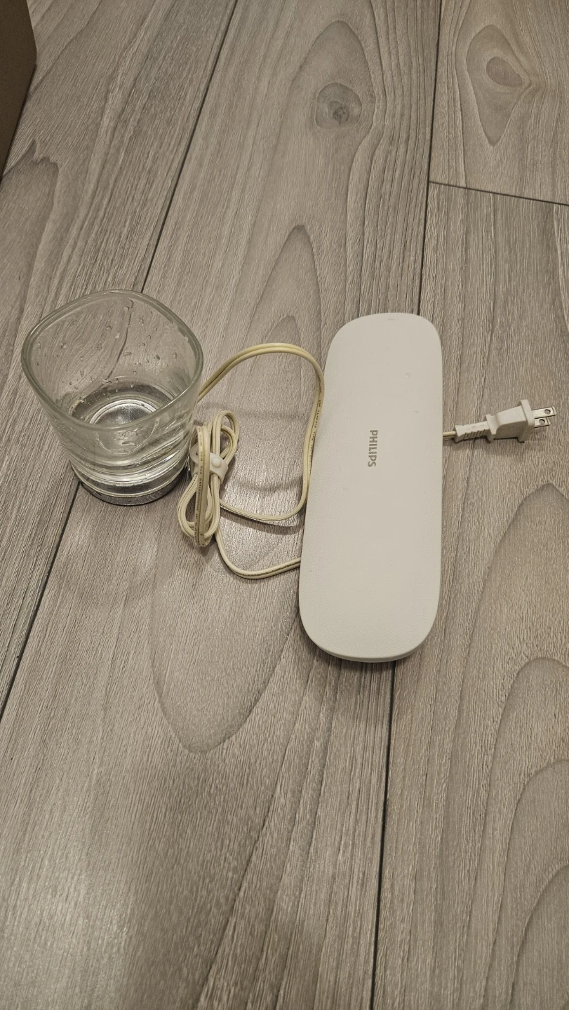 Philips Sonicare Toothbrush Charger Base and Glass