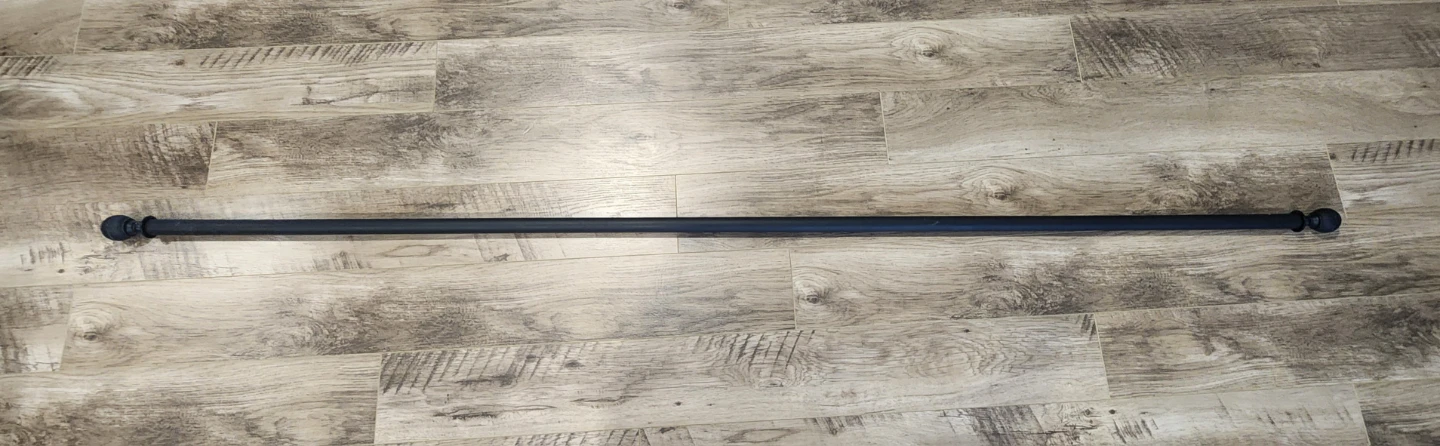 Black Curtain Rod - photo 2