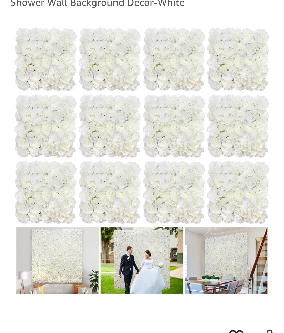 Flower Wall Panels 32x32x19cm - photo 5