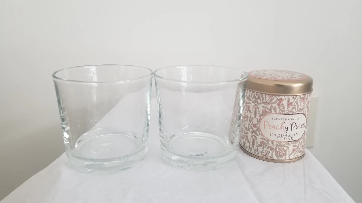 DIY Candle Making - Jars  and candle (cleanout)