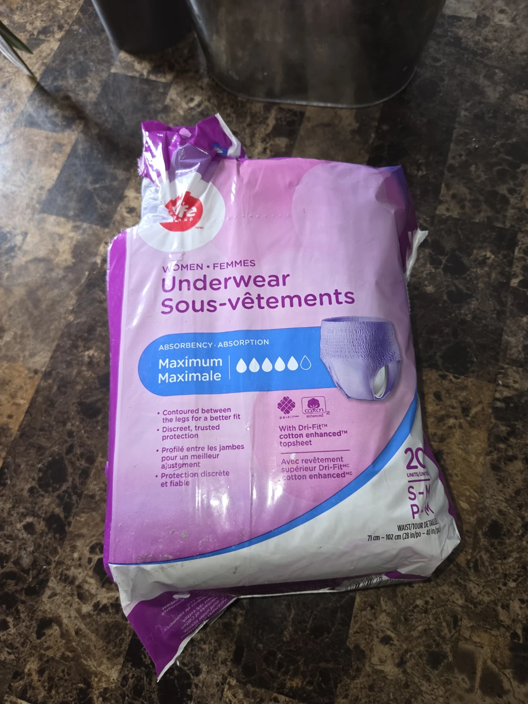 Life brand Women's Underwear, S-M (15 count)
