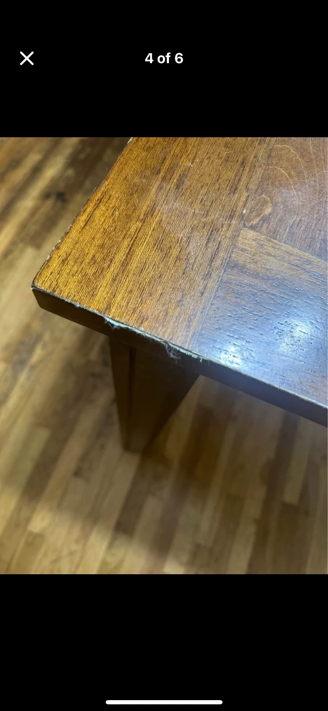 Counter Height Wooden Dining Table with 4 Chairs - photo 4