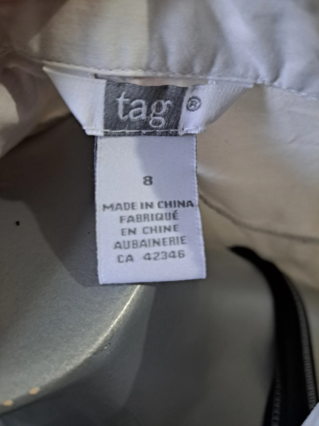 White Button-up T-Shirt - photo 3