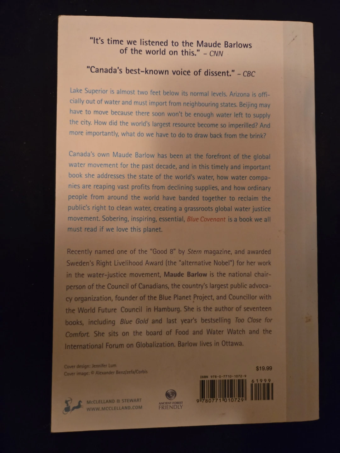 Blue Covenant: The Global Water Crisis and the Coming Battle - photo 2