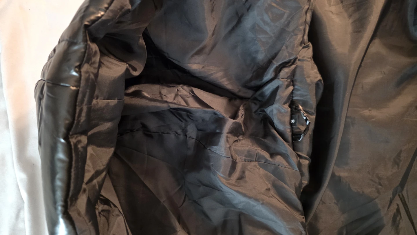Black Puffer Vest - Size S - photo 3
