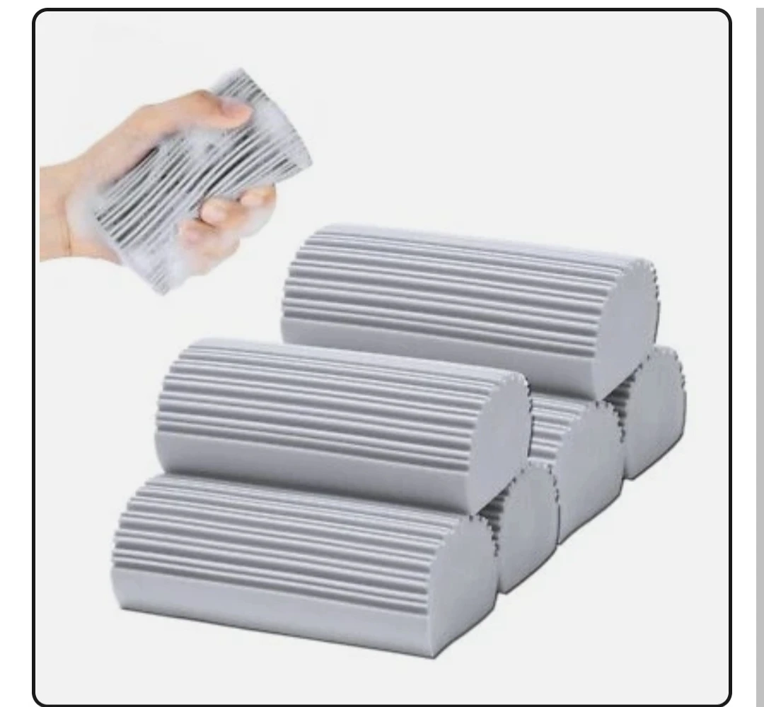 6Pcs Damp Duster Dust Sponge,