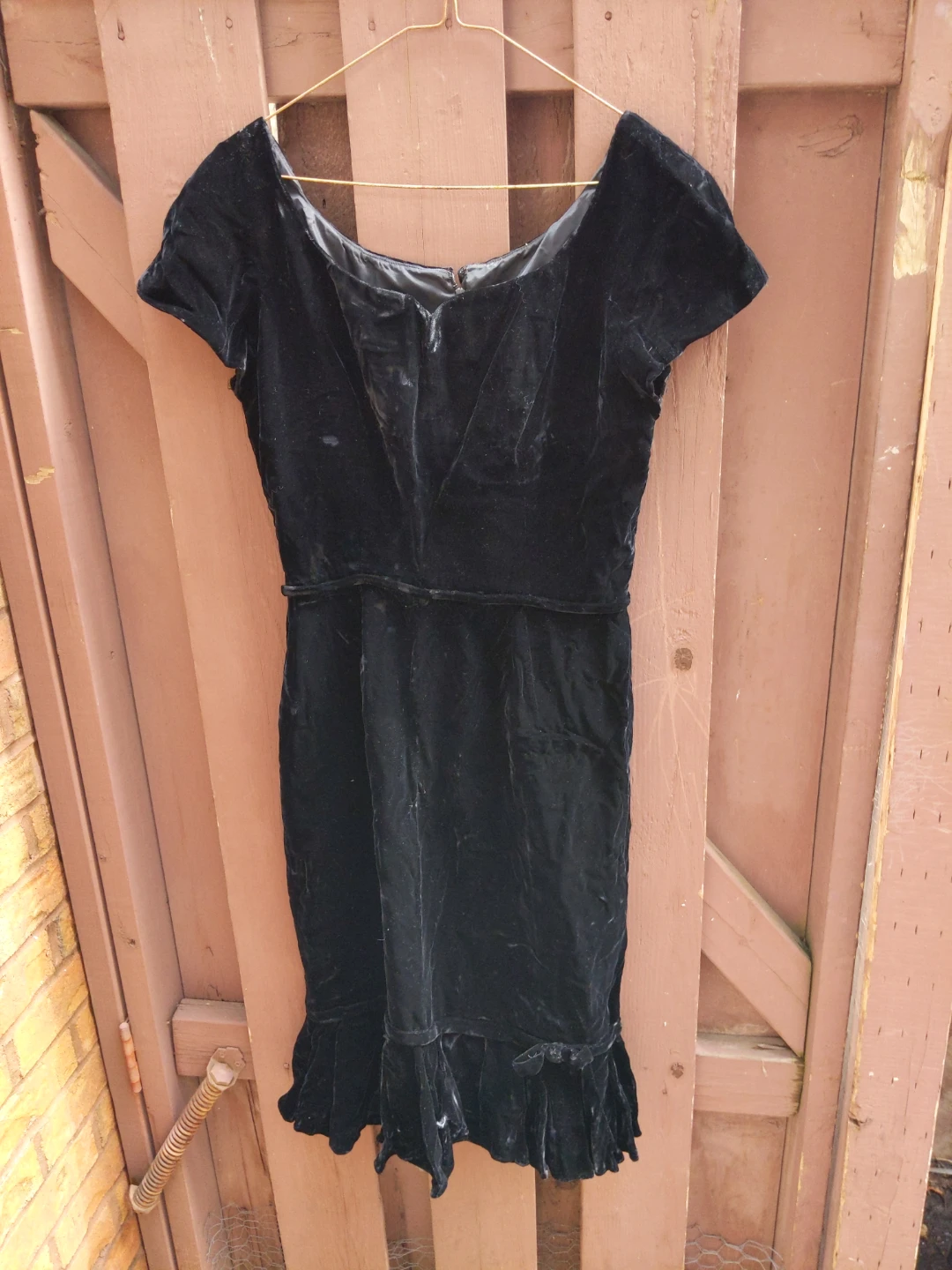 Black Velvet Dress