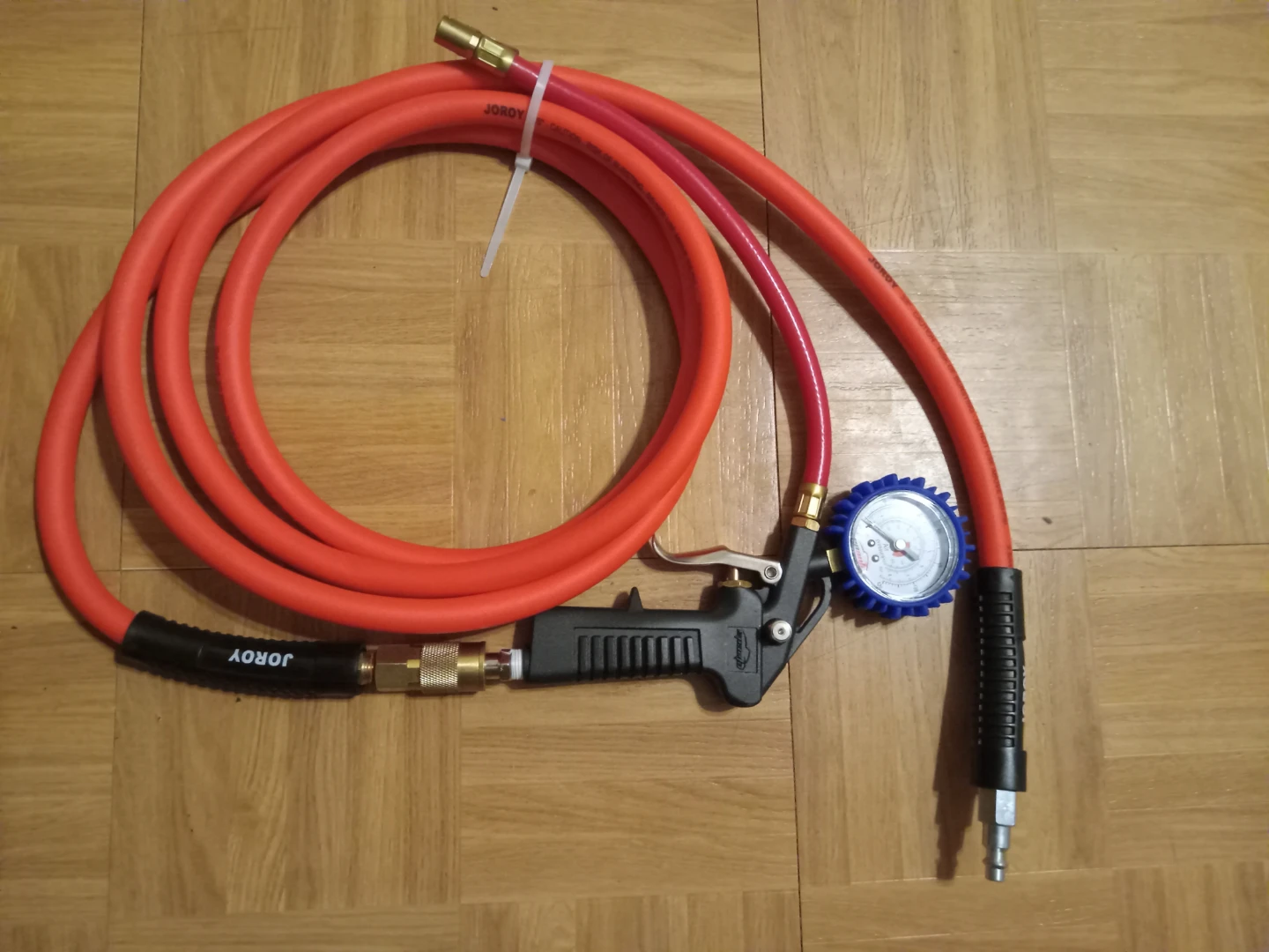 JOROY Air Hose with Tire Inflator Gauge