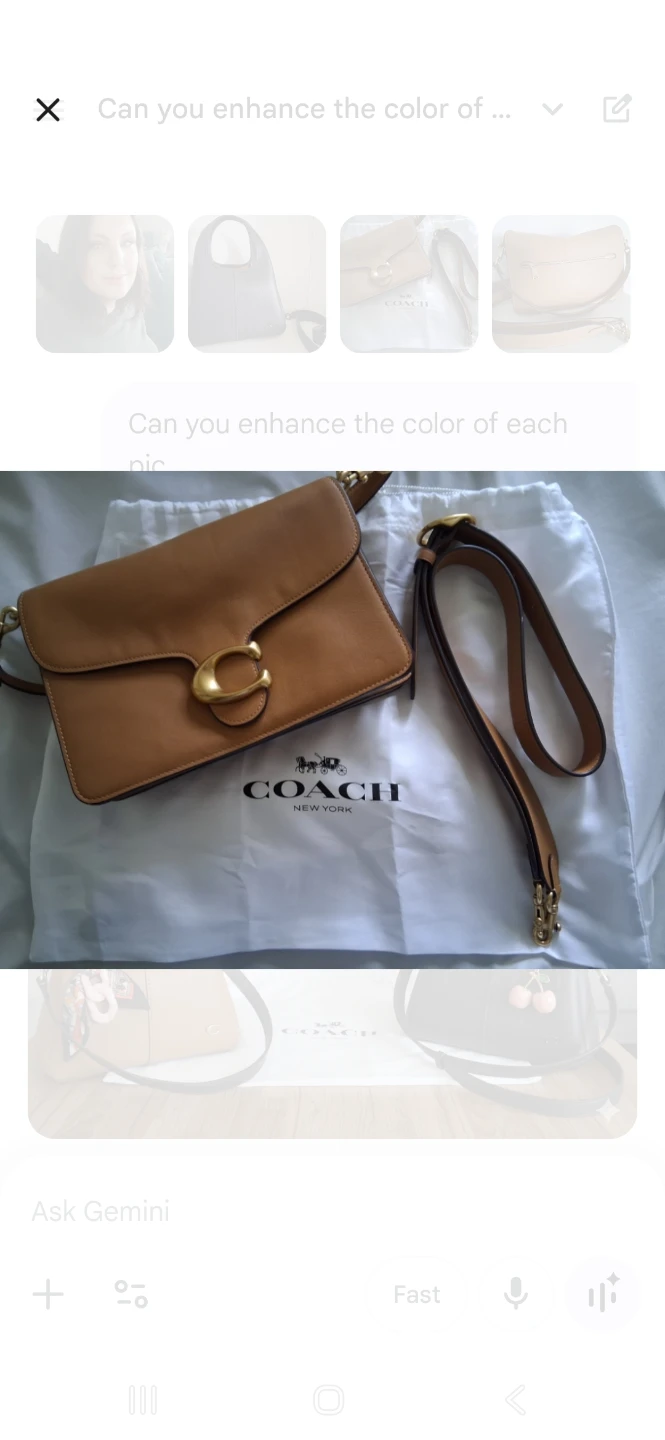 Coach soft tabby Bag