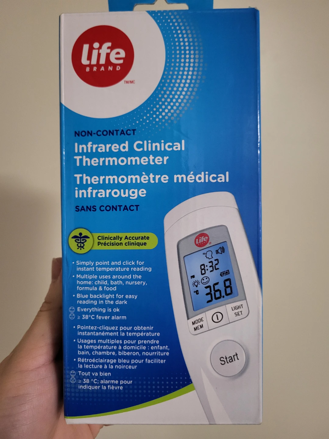 Non-Contact Infrared Clinical Thermometer