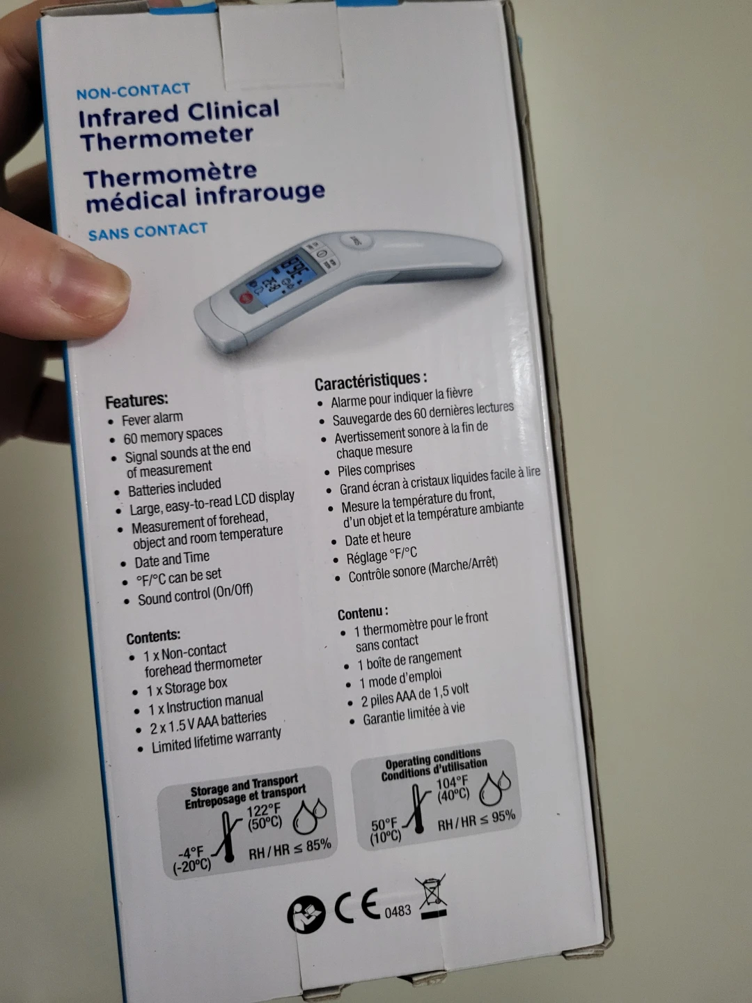 Non-Contact Infrared Clinical Thermometer - photo 2