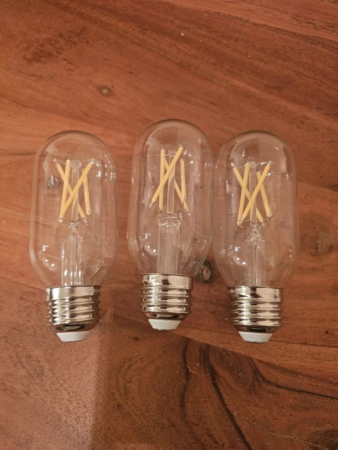 T45 E26 6W Dimmable Light Bulbs - Set of 3 - Brand New