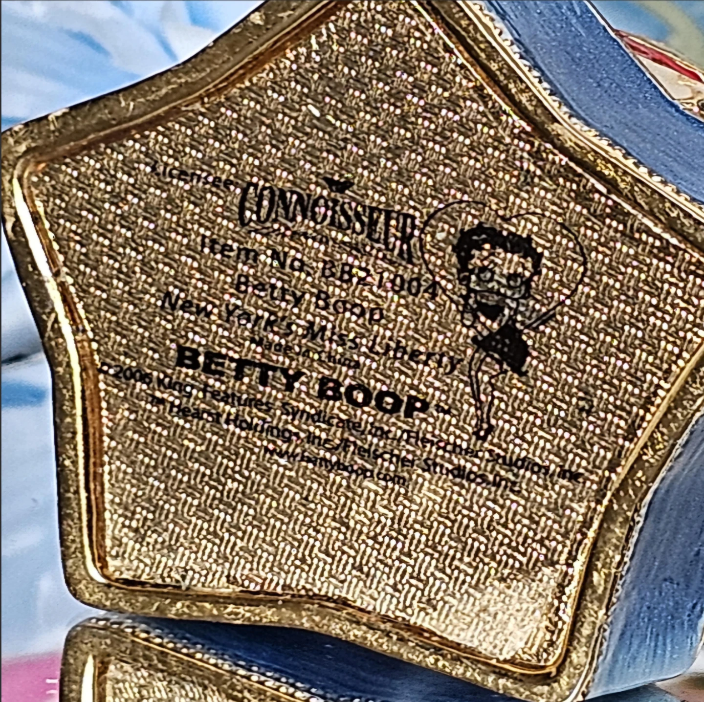 Betty Boop Miss Liberty Figurine Trinket Box - photo 4