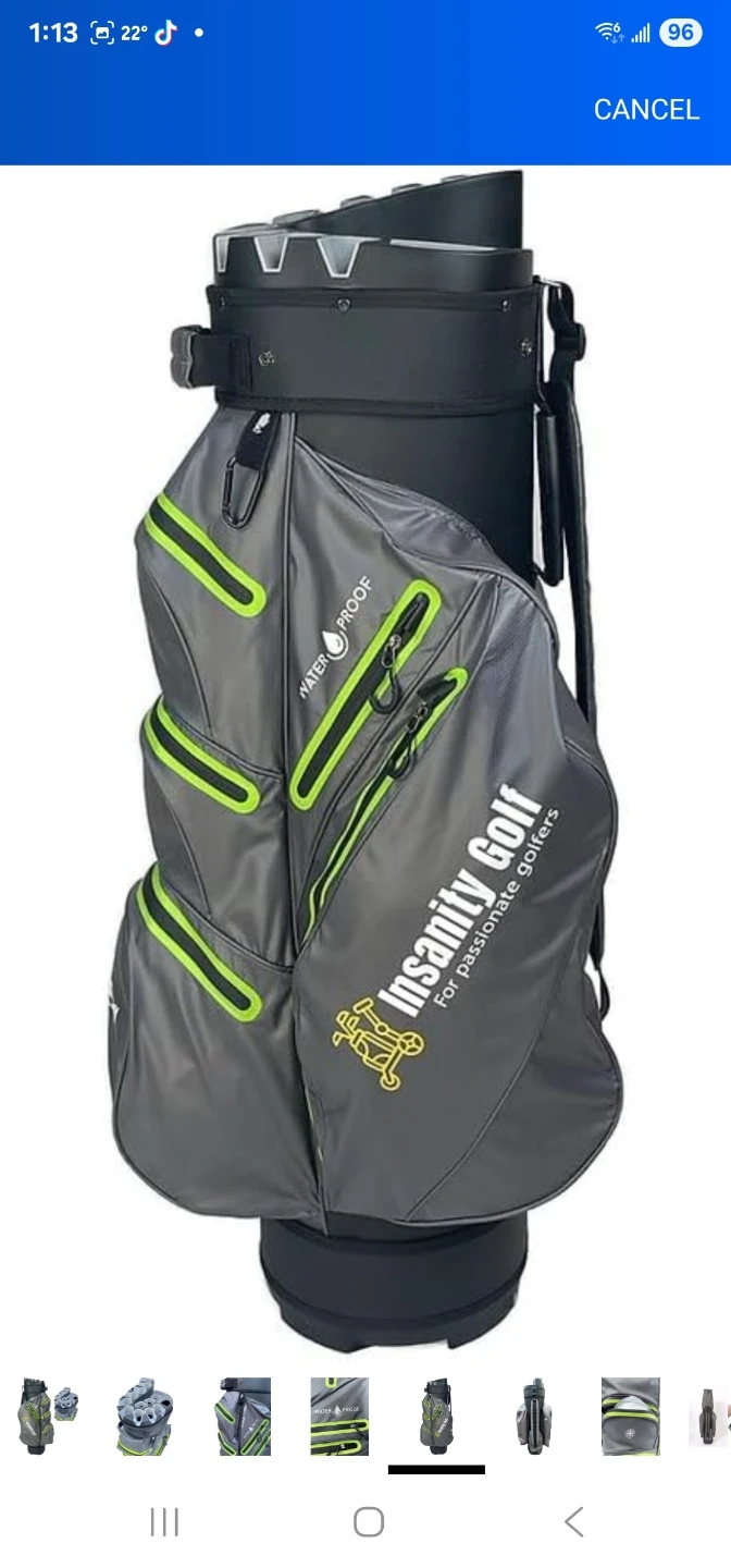 Insanity Golf Waterproof Golf Bag - photo 2