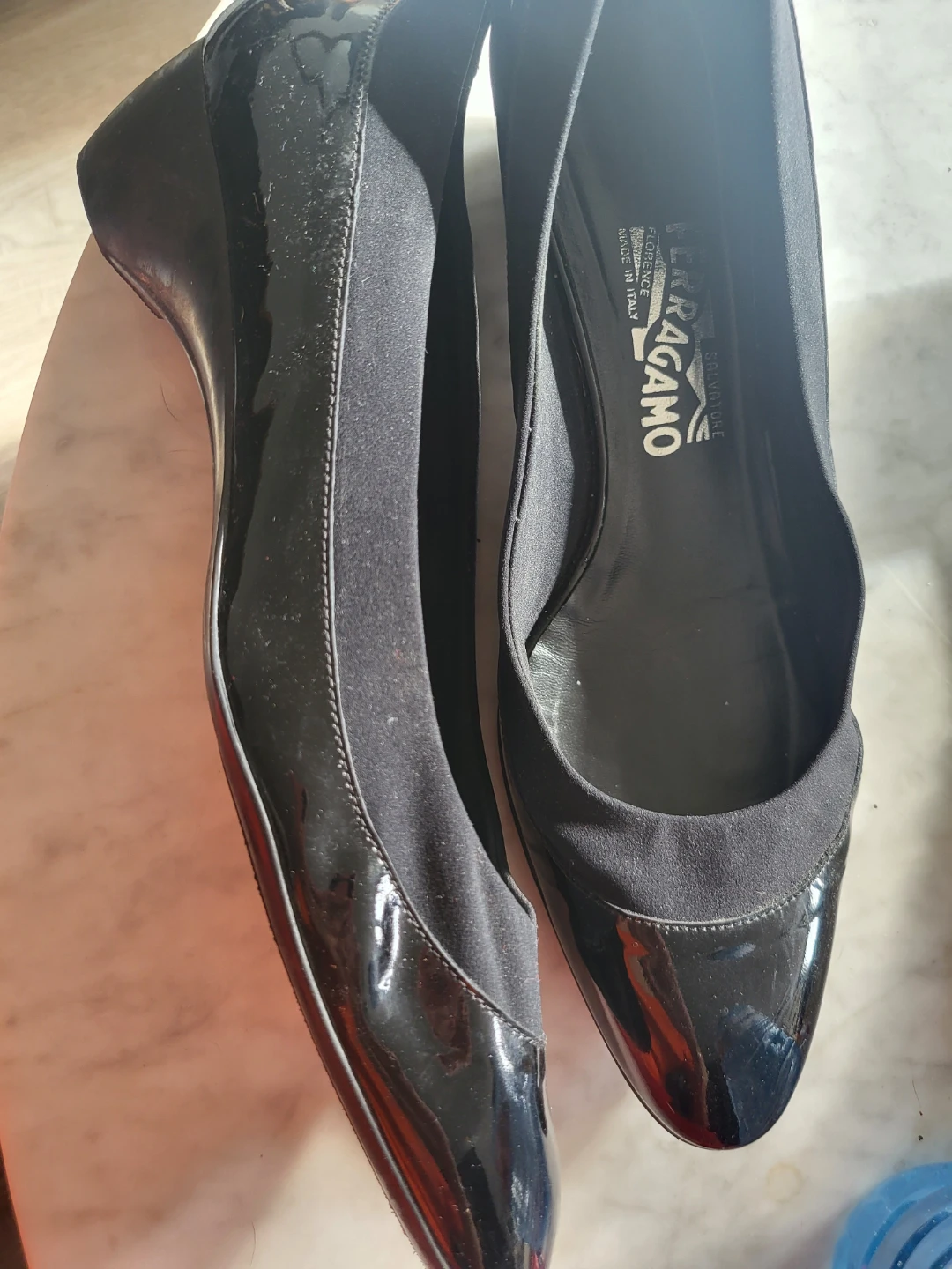Salvatore Ferragamo Black Wedge Heels - photo 4
