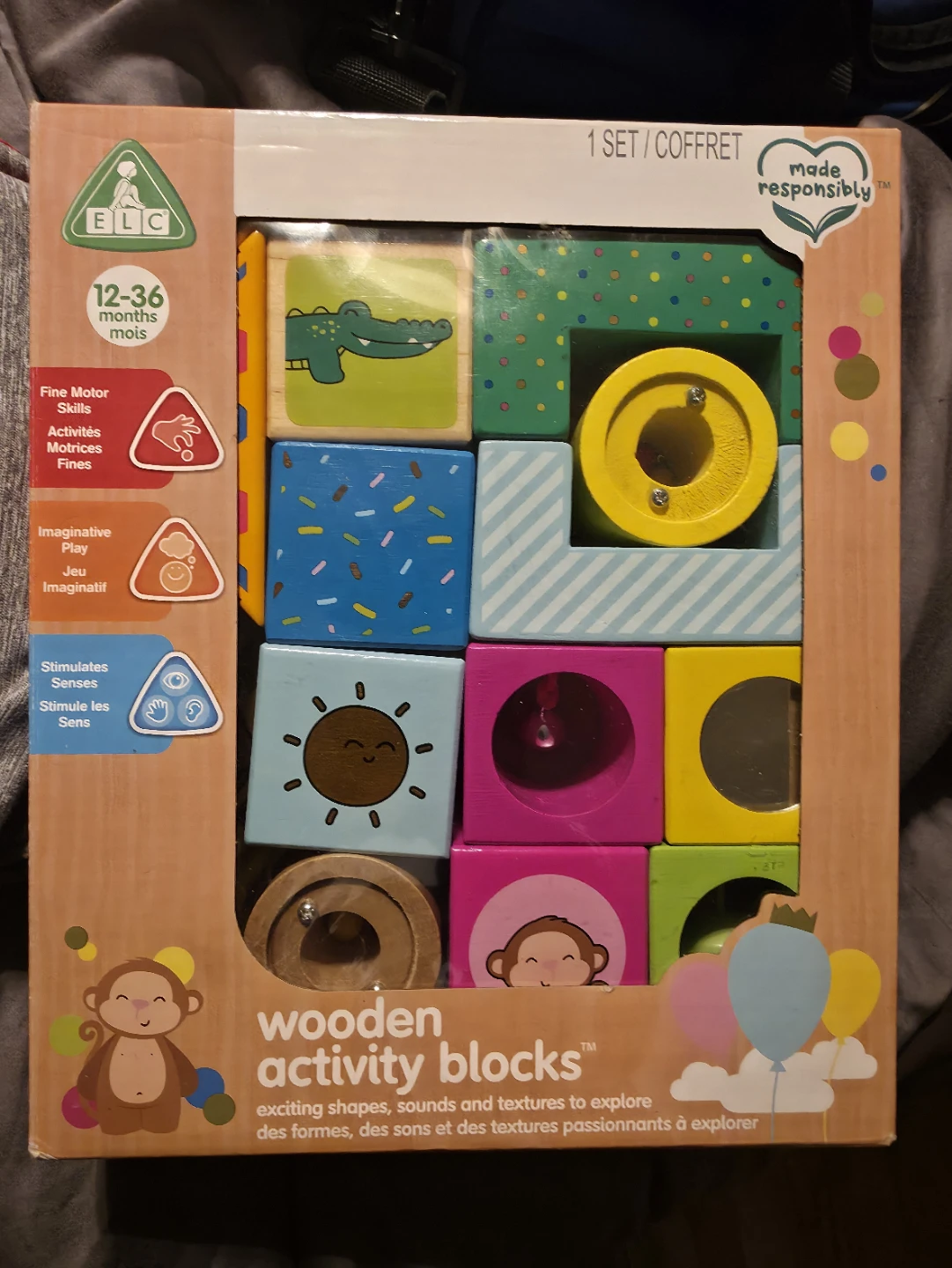 Early Learning Center Wooden Blocks