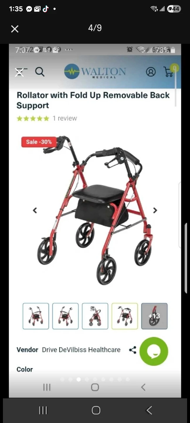 Drive Rollator walker brand new in box - photo 4