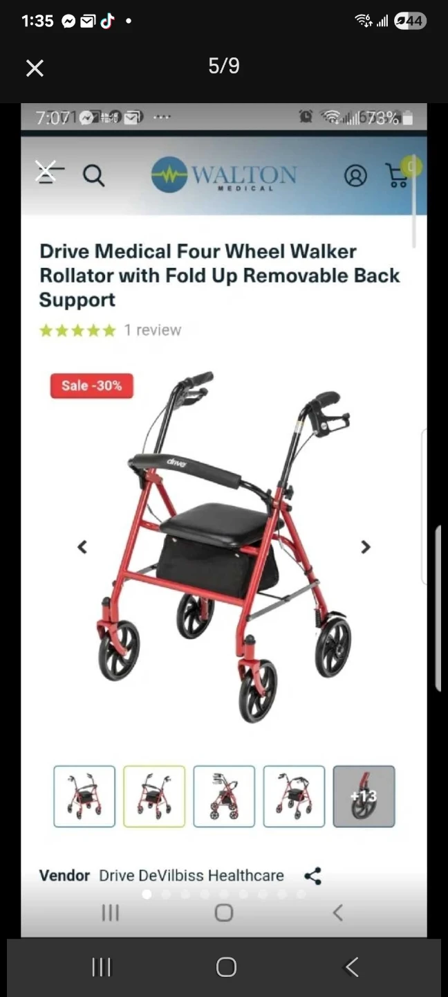 Drive Rollator walker brand new in box - photo 5