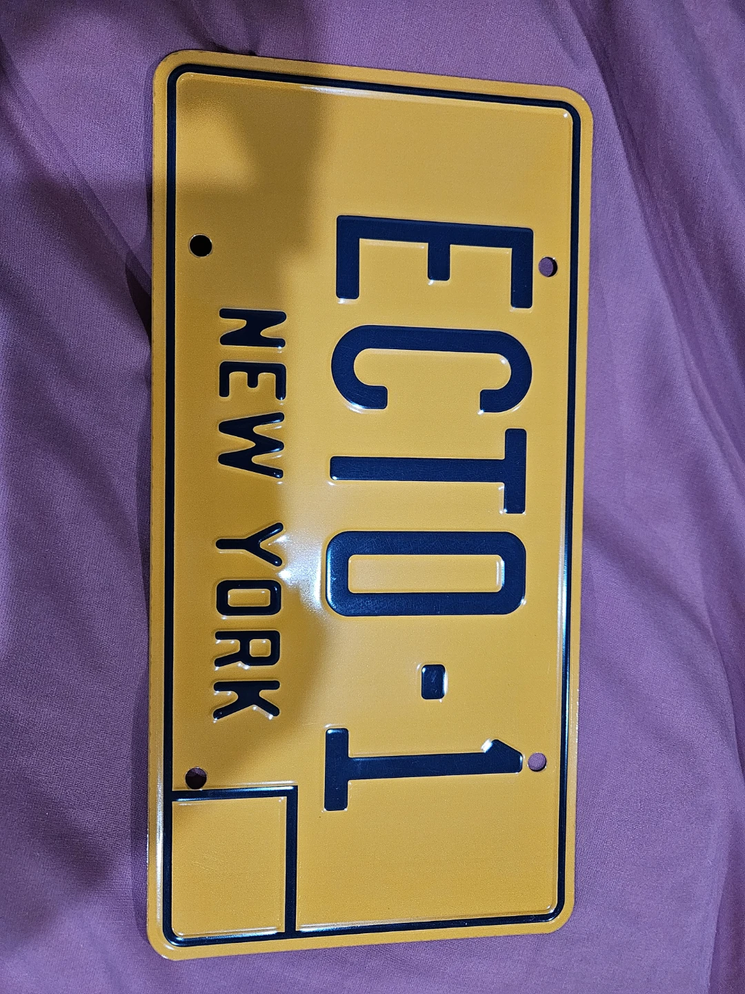 Ghostbusters Ecto-1 New York License Plate