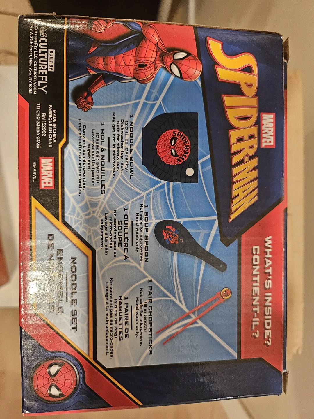 Marvel Spider-Man Noodle Bowl Set - New! - photo 3