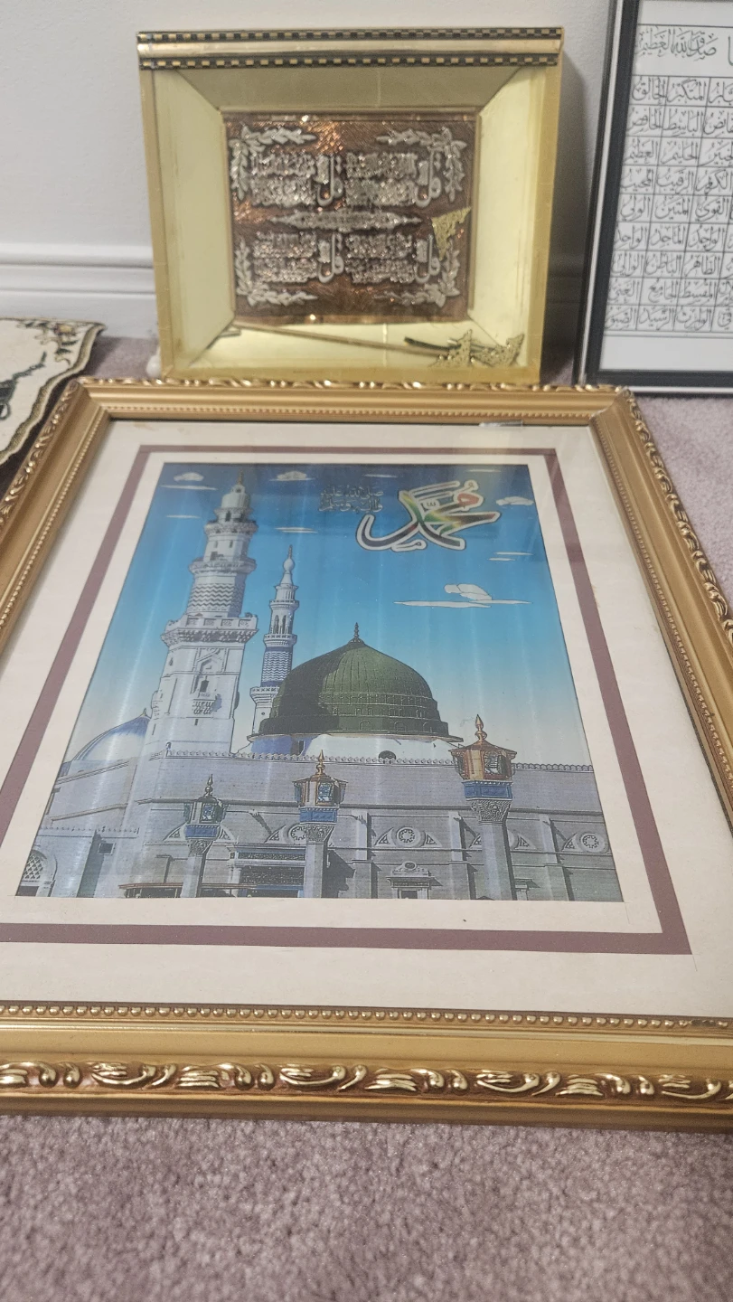 collection of Islamic religious art and home decor items - photo 3