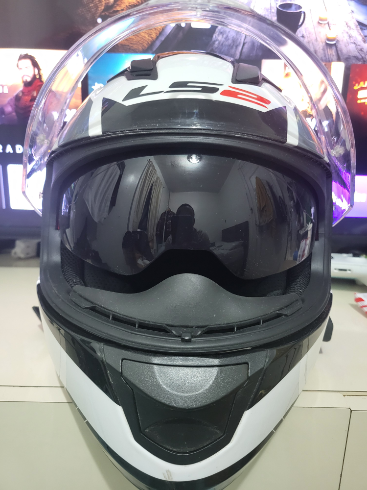 LS2 motorcycle helmet, S - photo 2
