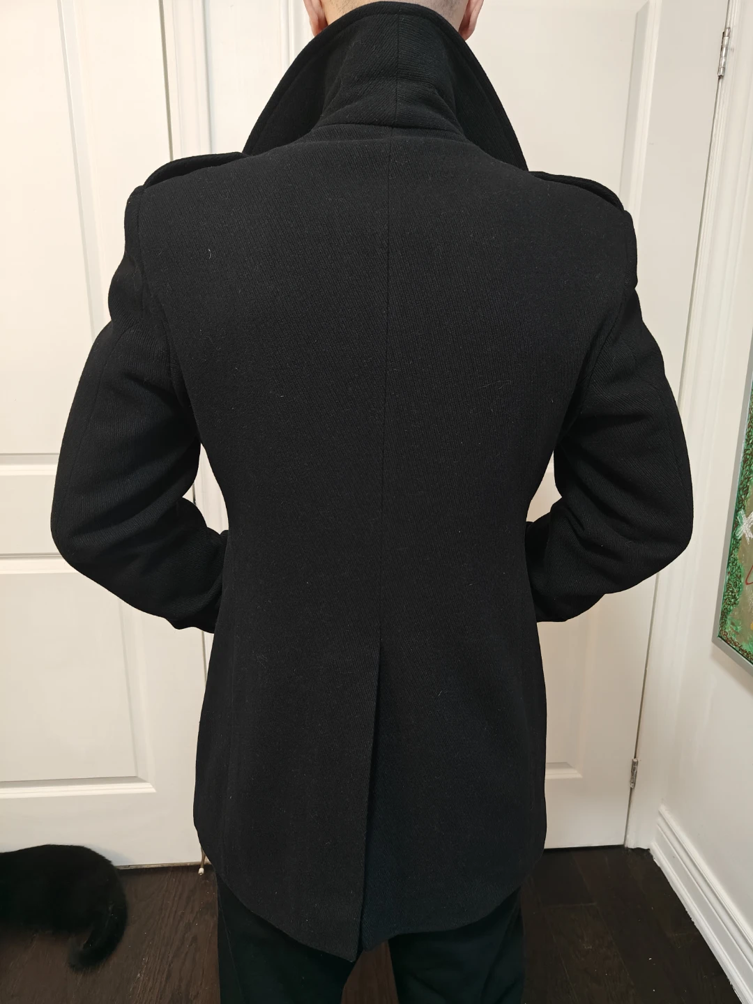 Black Pea Coat - photo 2