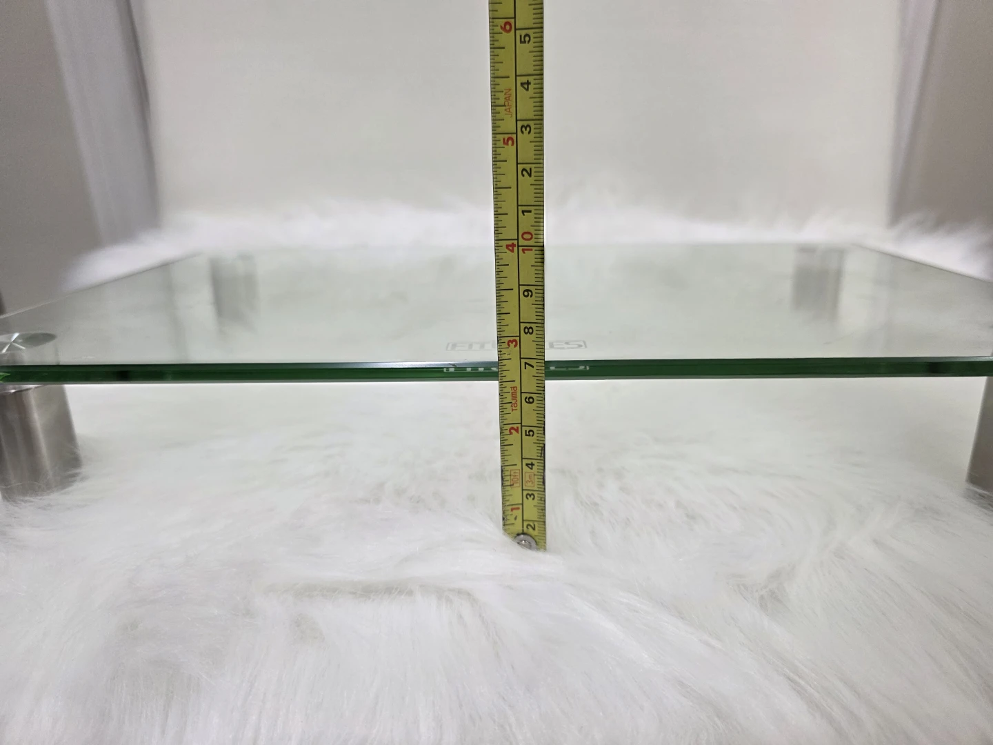 Glass Monitor Computer Laptop Stand Minimalist Look - photo 5