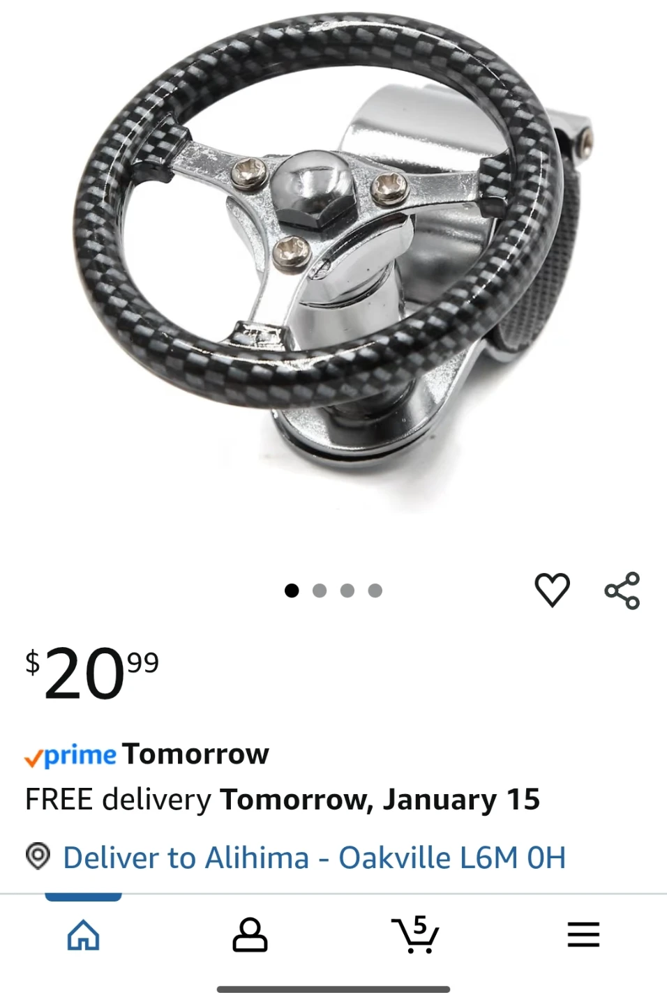 Car Steering Wheel Spinner Knob