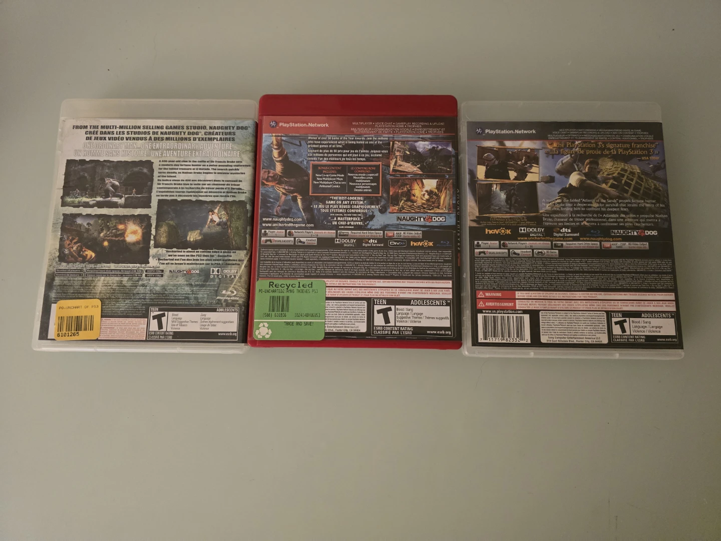 Uncharted PS3 Games - Drake's Fortune, Among Thieves, Deception - photo 2