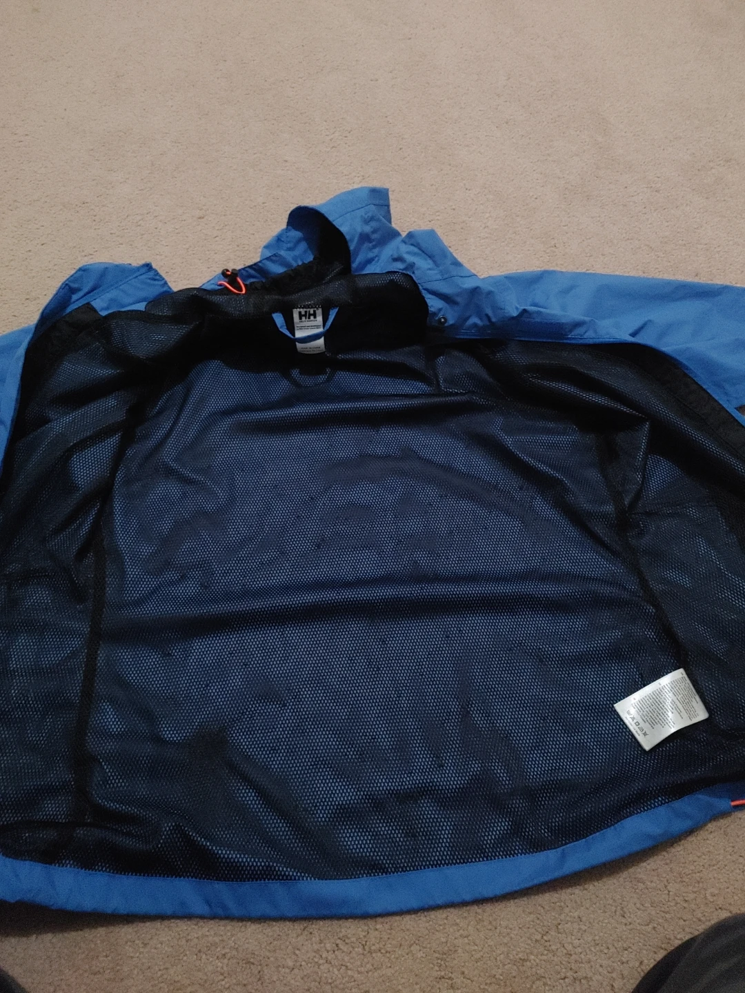 Helly Hansen Blue Rain Jacket - M/M