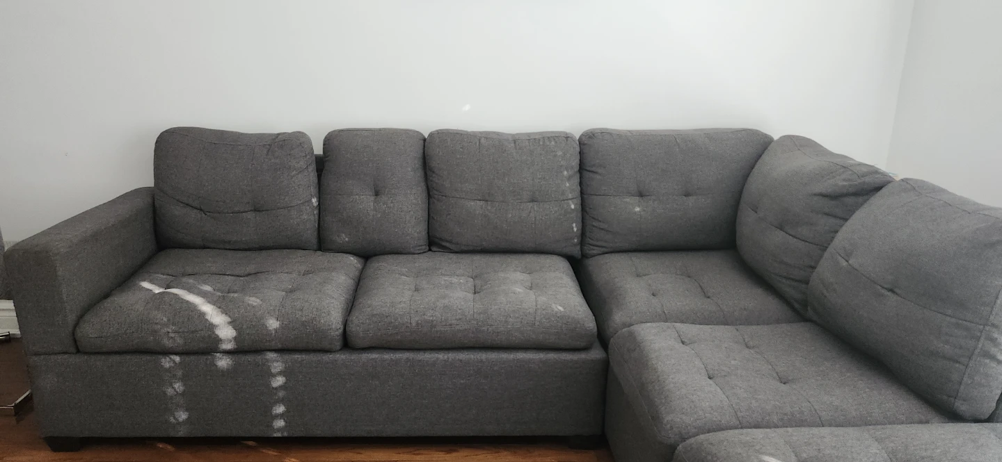 Grey Sectional Sofa (2 piece) with storage - photo 2