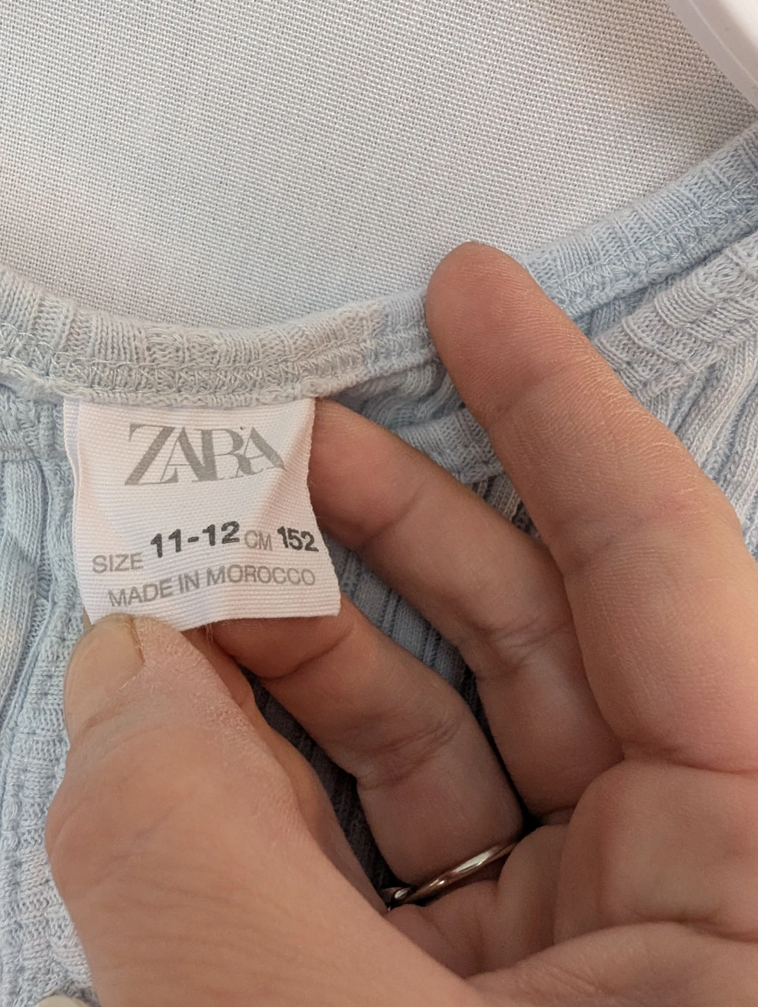 Zara Blue Knit Top Size 11-12 - photo 2