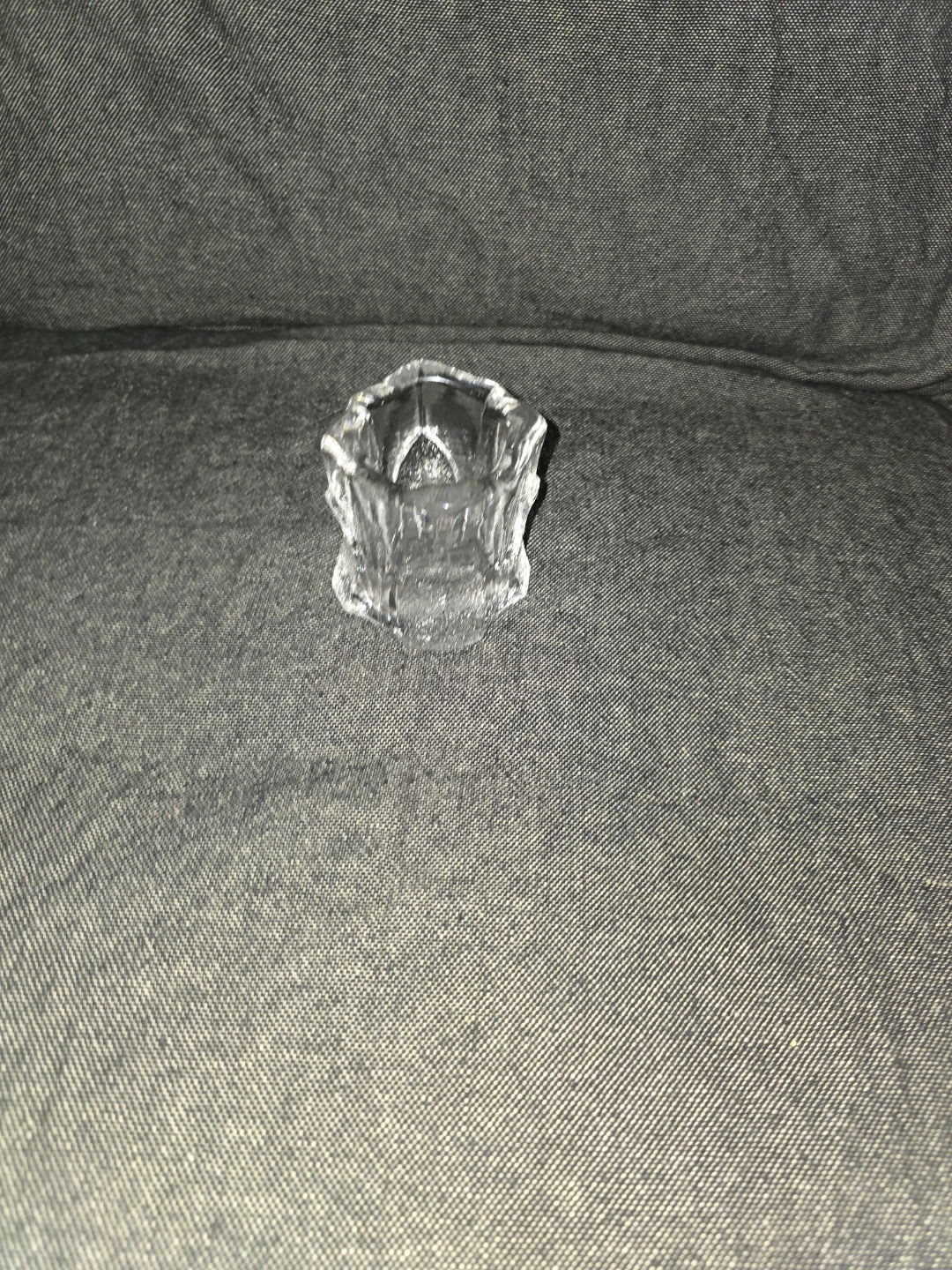 Vintage Orrefors Swedish Petal design small glass candle votifs - photo 2